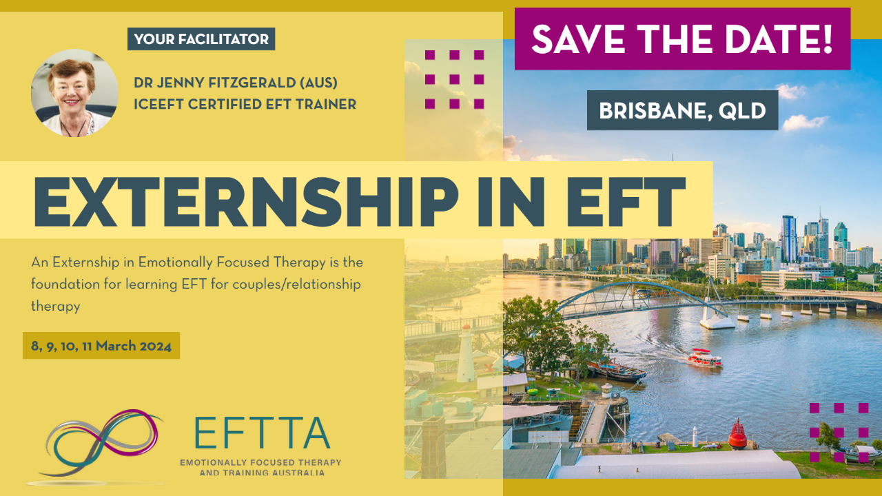 Externship In EFT Brisbane March 2024 - SAVE THE DATE! - Emotionally ...