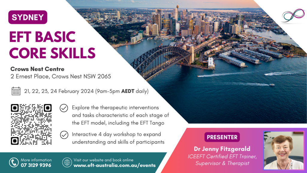 Basic Core Skills Sydney February 2024 Emotionally Focused Therapy   EFT CS SYD FEB 2024 1024x576 