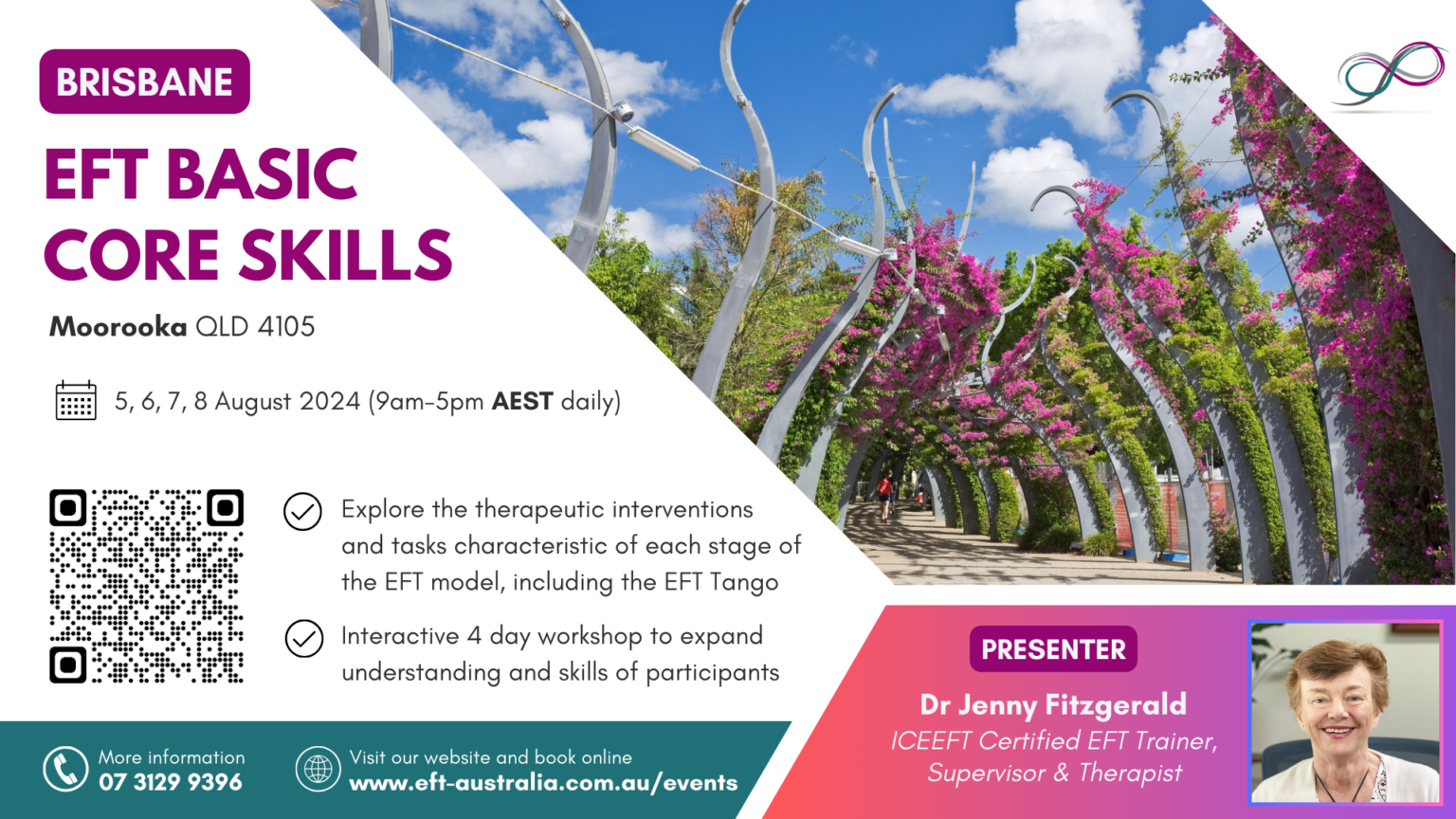 Basic Core Skills Brisbane August 2024 Emotionally Focused Therapy   EFT CS BNE 2 AUG 2024 1536x864 